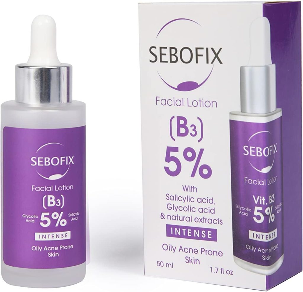 Sebofix facial lotion with salicylic acid, glycolic acid & natural extracts - 50 ml