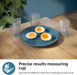 ⁦Philips Egg Cooker 3000 Series - 400W, 6 Eggs Capacity, Cooking Levels, Poached Accessory, Ready Signal, Black - HD9137/91⁩ - الصورة ⁦6⁩