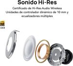 ⁦HUAWEI FreeBuds 5i Wireless Earbuds - Noise Cancelling Earphones with Long Lasting Battery Life - Bluetooth and Water Resistant in-Ear Headphones with Hi-Res Sound Certified - Blue⁩ - الصورة ⁦9⁩