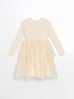 LC WAIKIKI Crew Neck Floral Girls' Dress - الصورة 3