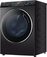 ⁦Haier 10.5 Front Loading Washing Machine with 6 KG Dryer, 525mm Super Drum, Direct Motion inverter Motor, Laser Welding, i-Refresh, Dark Silver, HWD100-B14979S8⁩ - الصورة ⁦3⁩