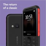 ⁦5310 TA-1212 Dual SIM Mobile - 2.4 Inch, 16 MB, 8 MB RAM, 4G LTE - Black and Red⁩ - الصورة ⁦5⁩