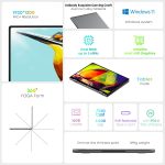 ⁦CHUWI MiniBook X 2-in-1 Laptop 10.51", 16GB LPDDR5 512GB SSD, Intel N150 (up to 3.6GHz), Windows 11 Convertible Laptop, 2TB SSD Expand, FHD IPS 2K Touchscreen, Backlit Keyboard, WiFi 6, BT5.2⁩ - الصورة ⁦2⁩