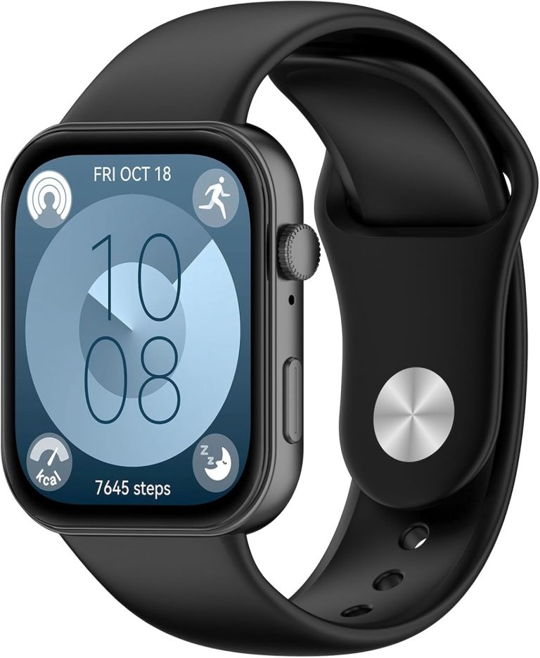 Dl3 Mobilak Silicone Strap Compatible with Huawei Watch Fit 3/Watch Fit 4 Pro/Fit 4 Sports Strap for Men Women Breathable Soft Replacement Strap Adjustable Waterproof Sports Straps