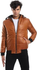 Andora Mens Double Face Waterproof Bomber Jacket