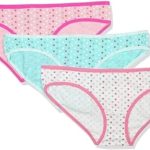 Dice womens Dotted Contrast- Binding Bikini Underwear (pack of 3)