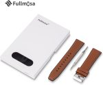 ⁦Fullmosa 20mm/22mm Watch Strap, Leather and Meex Smart Watch Strap Compatible with Amazfit/Huawei/Casio/Fossil, for Men and Women⁩ - الصورة ⁦7⁩