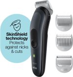 ⁦ماكينة حلاقة براون لحلاقة الجسم BG3340 مع تقنية سكين شيلد و3 ملحقات⁩ - الصورة ⁦2⁩