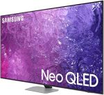 ⁦Samsung 55 Inch TV Neo Quantum Processor 4K QLED - Titan Black - QA55QN90CAUXEG [2023 Model]⁩ - الصورة ⁦2⁩