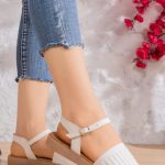 Women's Comfort Knitted Flat Heel Sandal