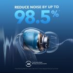 ⁦Soundcore Liberty 4 NC Earbuds, 98.5 Percent Noise Reduction, Adaptive Cancelling To Ears And Environment, Hi-Res Sound, 50H Battery, Wireless Charging, Bluetooth 5.3 Navy Blue -18 Months Warranty⁩ - الصورة ⁦2⁩