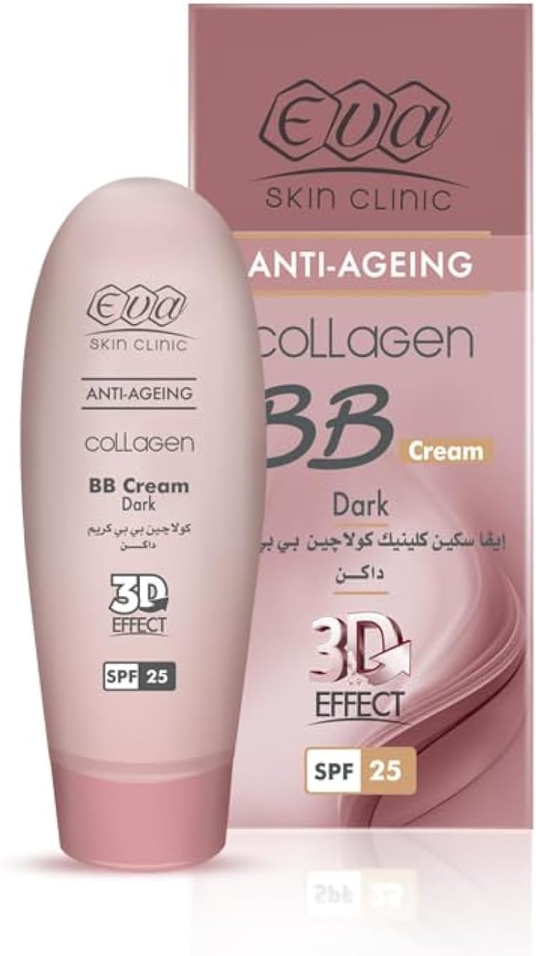 61TSk8AxPzL._AC_SL1500_.jpg Eva Skin Clinic Anti-Ageing Collagen BB Cream Dark 50 ml