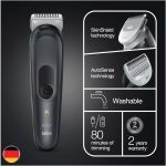 ⁦Braun Body Groomer 3 Body Trimmer for Men with SkinShield Technology, Clog for Sensitive Areas, Hardwearing Metal Blade, Black/Grey – BG3340⁩ - الصورة ⁦4⁩