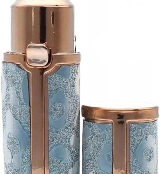 Facial & Eyebrow Hair Remover for Women, 2 in 1 Electric Face and Body razor, Eyebrow Trimmer Hair Remover, Stylish and Portable, Fast & Ideal for all Occasion, HX-206 (Blue)