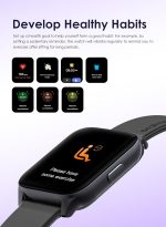 ⁦Oraimo Watch 4 Plus Bluetooth Call Smart Watch 2.01inch HD Display Fitness Tracker With 100+ Sport Modes, IP68 Waterproof⁩ - الصورة ⁦8⁩