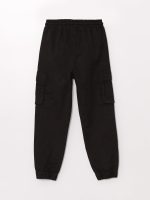 ⁦LC WAIKIKI Elasticated Waist Boys' Cargo Jogger Pants⁩ - الصورة ⁦8⁩