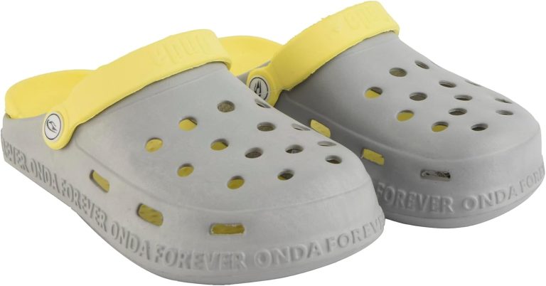 Grey Plastic Clog Slipper For Boys