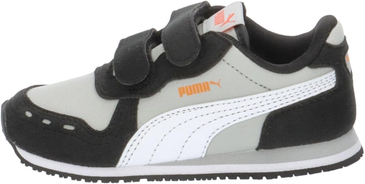 ⁦Puma Unisex Baby Cabana Racer Sl 20 V Inf Sneaker, Puma White Cherry Tomato, 23 EU⁩ - الصورة ⁦2⁩