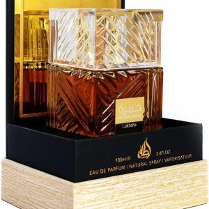 ⁦Lattafa Unisex Khamrah EDP 100 ml⁩ - الصورة ⁦2⁩