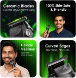 ⁦Oraimo SmartTrimmer 2 Pro | High Precision Beard Trimmer with 0.5mm Close Shaving & Adjustable Blade Head | Dual Speed Control with 150 Min Runtime | Digital Display & Travel Lock (Deep Blue) | Gift⁩ - الصورة ⁦3⁩