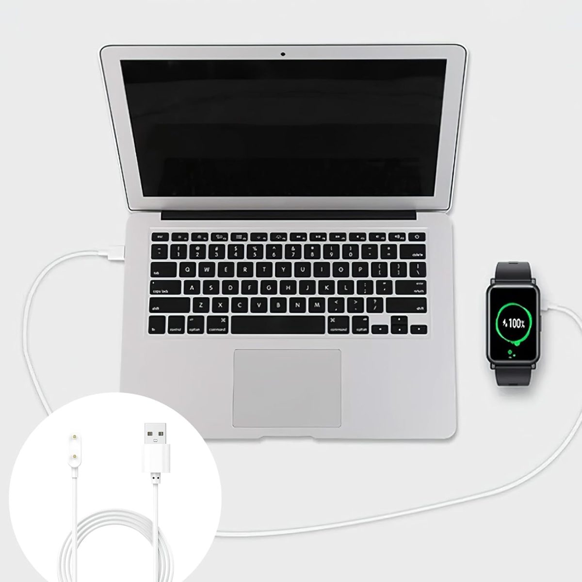 ⁦Watch Charger for Hua-wei Smart Watch Charger Fit/Fit 2/Fit Mini/Fit New, Hua-wei Band 9/Band 8/Band 7/Band 6/6 Pro, Honor Band 9/7/6/Watch ES, Sam-sung Galaxy Fit 3, Hua-wei⁩ - الصورة ⁦6⁩