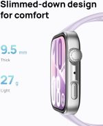 ⁦HUAWEI WATCH FIT 4 Smart Watch, 1.82" Display, 100+ Sports modes, Fitness & Health Tracker, Emotional Wellbeing Assistant, up to 10-Day Battery Life, iOS & Android Compatible, Black⁩ - الصورة ⁦2⁩