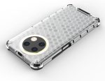 ⁦جراب متوافق مع هواوى Nova Y91 4G ، - غطاء حماية مصقول مقاوم للصدمات متين مع حماية للكاميرا - غطاء واقي مضاد للخدش شديد التحمل و مقاوم للانزلاق - حواف سوداء خلفية شفافة خلية النحل⁩ - الصورة ⁦7⁩