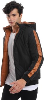 ⁦Andora Mens Double Face Waterproof Bomber Jacket⁩ - الصورة ⁦5⁩