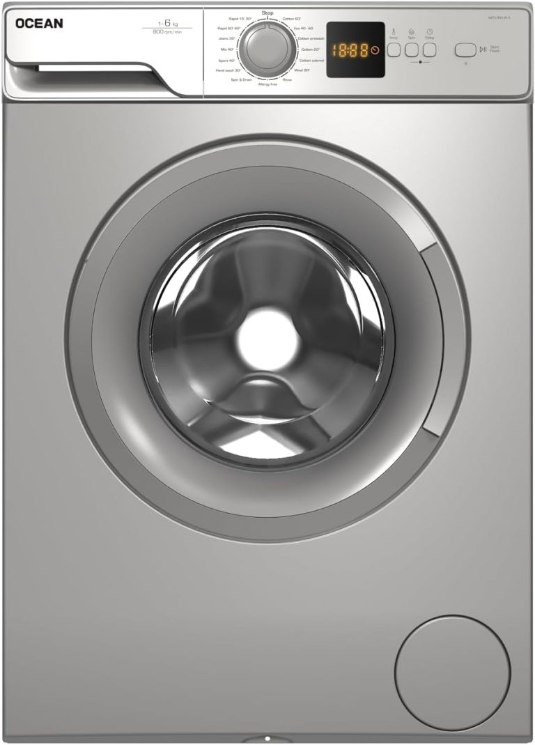 Ocean Washing Machine 6 Kg Silver