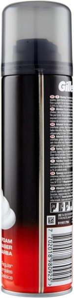 ⁦Gillette Classic Regular Shaving Foam 200ml⁩ - الصورة ⁦4⁩