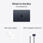 Apple 2025 MacBook Air (13-inch, Apple M4 chip with 10-core CPU and 10-core GPU, 16GB Unified Memory, 512GB) - Midnight;Arabic/English - الصورة 5