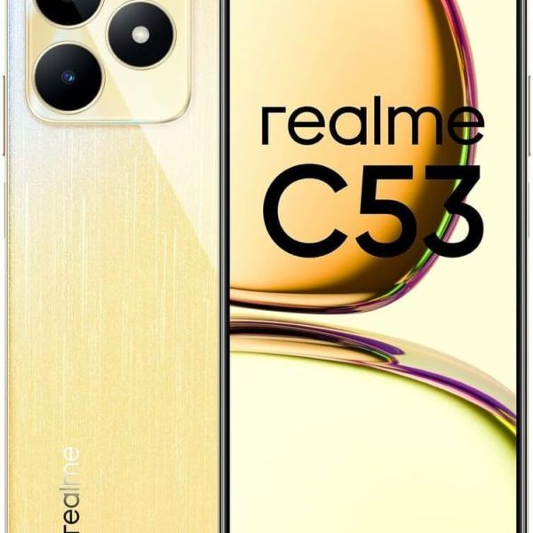 Realme C53 Dual SIM 6GB RAM+128GB ROM (6.5 Inches) (4G) - (Champion Gold)