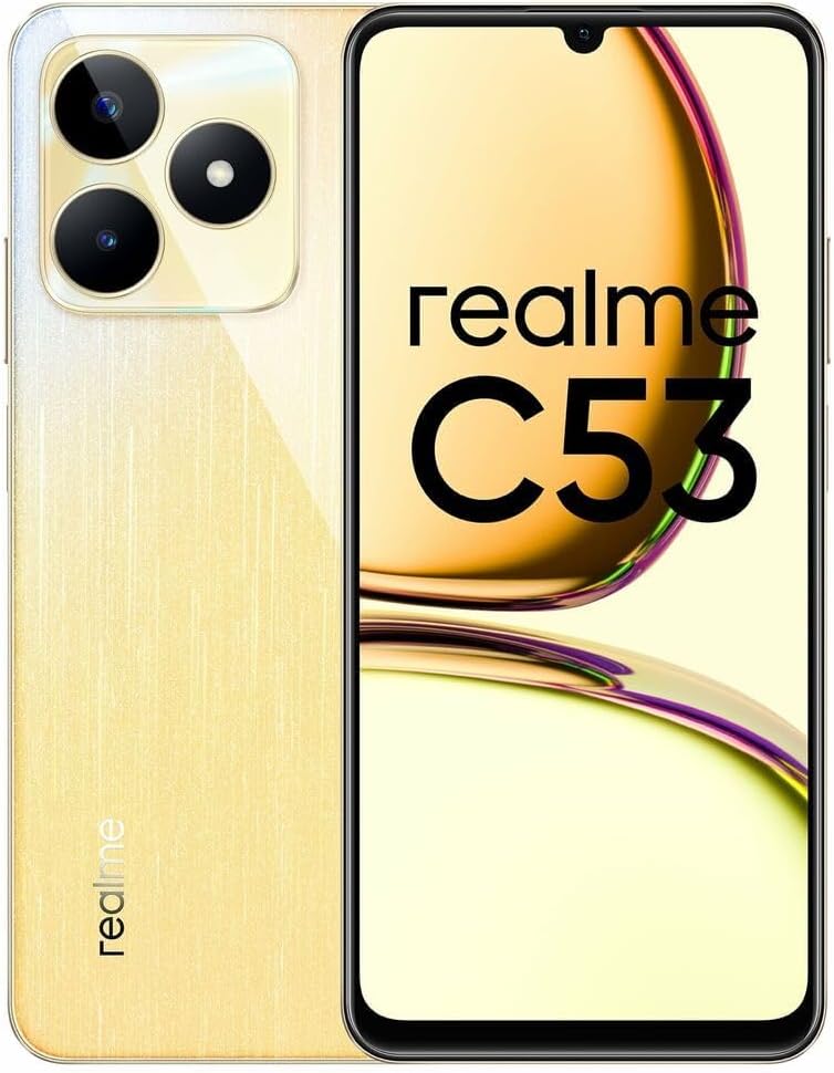Realme C53 Dual SIM 6GB RAM+128GB ROM (6.5 Inches) (4G) - (Champion Gold)