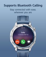 ⁦HUAWEI WATCH GT 5 VILI-B19W 46MM BLUE WOVEN STRAP⁩ - الصورة ⁦8⁩