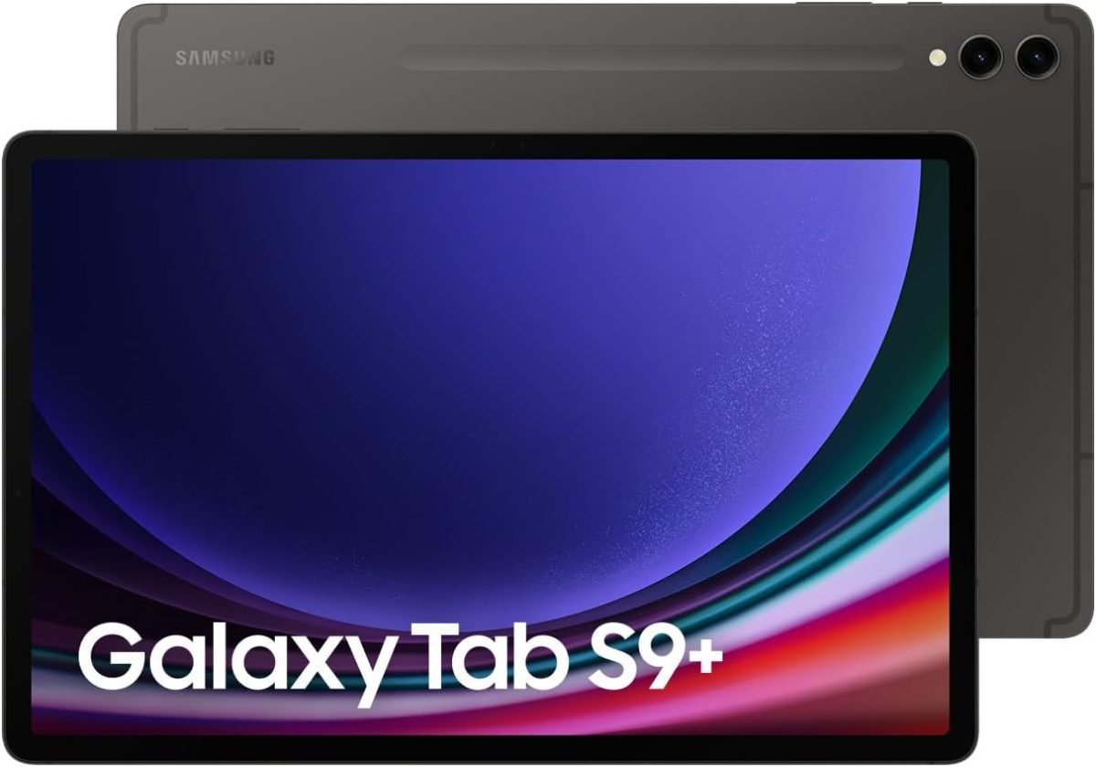 Samsung Galaxy Tab S9+ 5G Android Tablet, 12.4 inches display, 12GB RAM, 256GB Storage MicroSD Slot, S Pen Included, Graphite-1 Year Warranty/Local Version