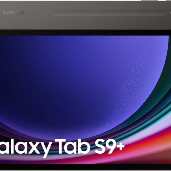 Samsung Galaxy Tab S9+ 5G Android Tablet, 12.4 inches display, 12GB RAM, 256GB Storage MicroSD Slot, S Pen Included, Graphite-1 Year Warranty/Local Version