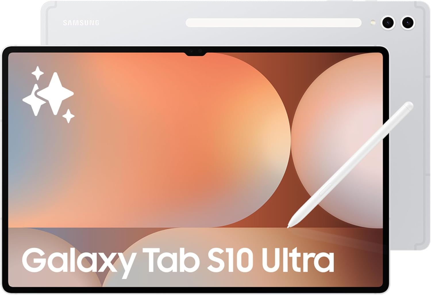 Samsung Galaxy Tab S10 Ultra,14.6 Inch AI Android Tablet, 5G, 12GB RAM, 256GB Storage, AMOLED Display, Anti-reflection, Durable, S Pen Included, Platinum Silver 1 Year Warranty/Local Version