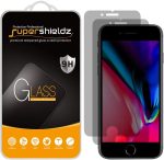 (2 Pack) Supershieldz Designed for Apple iPhone SE (2020, 2nd Generation), iPhone 8 and iPhone 7 (Privacy) Anti Spy Tempered Glass Screen Protector, 0.33mm, Anti Scratch, Bubble Free
