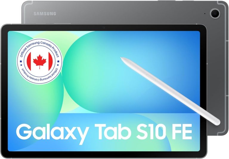 Samsung Galaxy Tab S10 FE Gray 256GB - AI Tablet, 10.9", 90Hz, 13MP Camera, IP68, S Pen Included (CAD Version & Warranty)