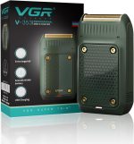 Vgr V-353 Professional Ultra Thin Electric Shaver - Rechargeable Razor For Face Care, Beard Trimmer With Reciprocating Blade, USB Travel Shaver For Men - Green
