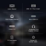 ⁦HEIGAOLA Rugged Tablet Win 11 Pro,Celeron Quad-Core 8GB RAM/128 GB ROM Windows Tablet,4G LTE GPS FHD 10.1 INCH Touchscreen HDMI2.0 Tablet PC IP67 Waterproof,16000mAh Battery,BT 5.2 WiFi 5 Ethernet⁩ - الصورة ⁦7⁩