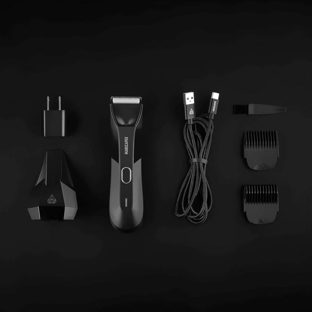 ⁦MANSCAPED® Electric Groin Hair Trimmer, The Lawn Mower™ 4.0, Replaceable SkinSafe™ Ceramic Blade Heads, Waterproof Wet / Dry Clippers, Rechargeable, Wireless Charging, Ultimate Male Hygiene Razor⁩ - الصورة ⁦8⁩