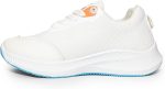 Women's Sportive Knit Sneakers – Stylish Printed Design (White, 40) - الصورة 3