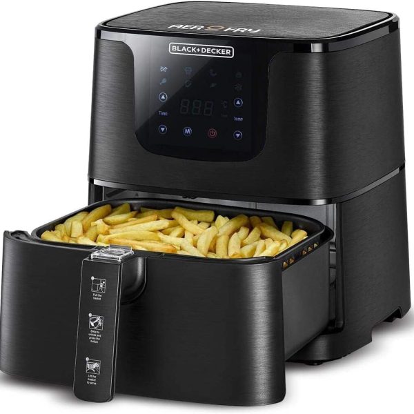 Black & Decker Digital AF700-B5 Pan - Black, 5.8L
