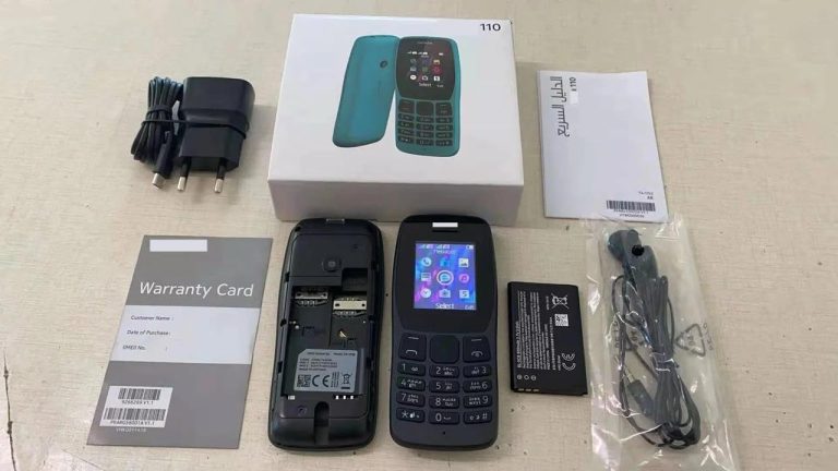 110 Dual SIM Mobile Phone (Black)