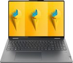 ⁦Lenovo Yoga 7 2-in-1 Laptop - 13th Intel Core i5-1335U, 8GB DDR5-5200 RAM, 512GB SSD, Intel Iris Xe Graphics, 16" WUXGA (1920x1200) IPS 300nits 10-point Multi-Touch, Backlit, Fingerprint, Windows 11⁩ - الصورة ⁦2⁩