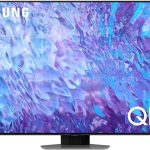 Samsung 55 Inch TV Quantum Processor 4K QLED - Carbon Silver - QA55Q80CAUXEG [2023 Model]