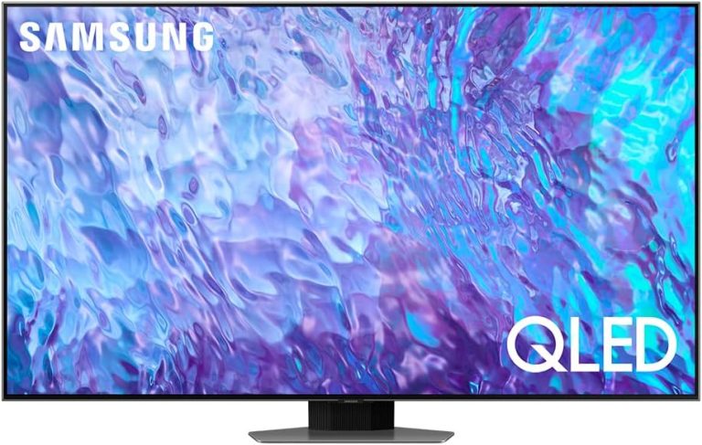 Samsung 55 Inch TV Quantum Processor 4K QLED - Carbon Silver - QA55Q80CAUXEG [2023 Model]