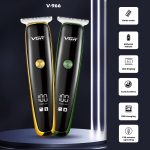 ماكينة حلاقة الشعر - شفرة دقيقة على شكل حرف T بطارية 120 سلكية ولاسلكية شاشة LED V-966