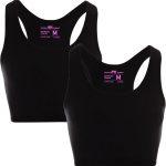 Set Of (2) Cross Back Sportive Bra